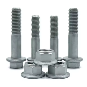 Bulk-Stock Grade 8.8 10.9 Carbon Steel Flange Bolt Fastener, DIN6921 HDG Bolt Nut Assembly Ready for Fast Shipping - Product Image 1