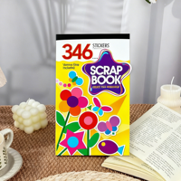 Lot d'autocollants esthétiques pour scrapbooking - 346 designs uniques de différentes tailles pour les adolescentes pour décorer les cahiers