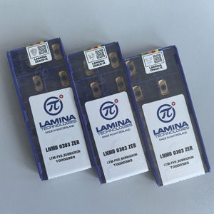 LNMU0303ZER LT30 PVD Coated Carbide Turning Inserts <b>Square</b> Shape HRC40-HRC60 CNC Lathe Machine <b>Tools</b> Laminas Brand Custom OEM - Product Image 6