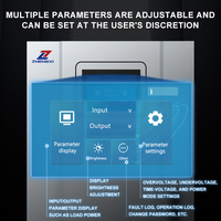 Zhengxi 400KVA stabilisateur automatique de régulateur de tension ca 3 phases 500kva 600KVA AVR pour régulateur de tension automatique 380-415v 50hz