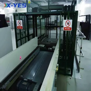 X-YES fabrika doğrudan satış yüksek verimlilik sürekli dikey kaldırma palet konveyör