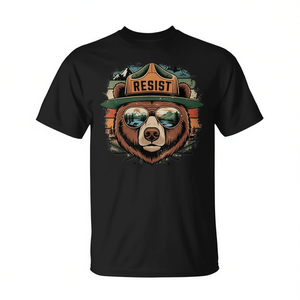 T-shirt Resist Bear Hat pour la randonnée, le camping et les aventures en plein air - Product Image 2