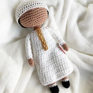 Personalizado hecho a mano ganchillo Amigurumi Eid Ramadán ganchillo <span class=keywords><strong>Petit</strong></span> musulmán niños regalos para niños - Product Image 3