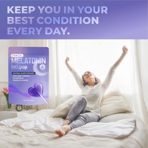 Sucette à la mélatonine OEM avec <span class=keywords><strong>vitamine</strong></span> B6, complément alimentaire <span class=keywords><strong>pour</strong></span> favoriser le sommeil, <span class=keywords><strong>pour</strong></span> s'endormir plus rapidement, détend et réduit le stress - Product Image 6