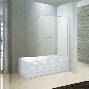 <span class=keywords><strong>Mampara</strong></span> de <span class=keywords><strong>Ducha</strong></span> Portátil sin Marco con Bisagras, Aplicación para Hoteles, Puerta de Vidrio - Product Image 2