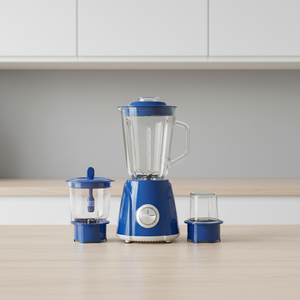 Mini mixeur portable 3 en 1, pot en verre, moulin à sec électrique, presse-agrumes, <span class=keywords><strong>hachoir</strong></span> à <span class=keywords><strong>viande</strong></span>, 6 lames, capacité de 1,5 L, usage domestique - Product Image 4