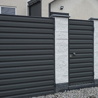 Cache-climatiseur en aluminium à persiennes pour clôture de jardin, hauteur 6 pieds, décoration extérieure moderne pour toiture de bâtiment