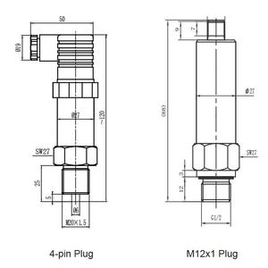 MicroSensor MPM489 con Certificación ATEX, Sensor Antideflagrante de 4-20 mA SS316L con IP65 - Product Image 6