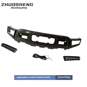 High Quality Modified Front <b>Bumper</b> With LED Light for 18-20 F150 Includes Bodykit <b>Clips</b> New Condition ZSXQ206'. New F150 Bu - Product Image 3