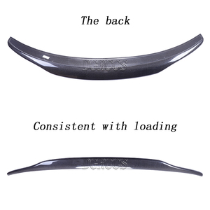 DGRCCS W118 C118 PSM Style Carbon Fiber UV Paint Polished Rear Spoiler 2019-2024 Tape - Product Image 4