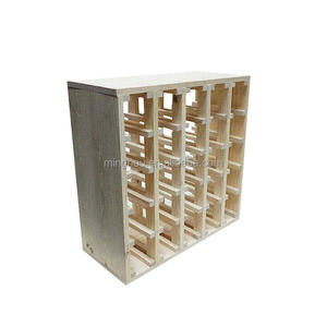 مبرد معدني حديث لتخزين 30 زجاجة مع رف شبكي خشبي للحفلات والمنازل تصميم مستدام بيئيًا - Product Image 3