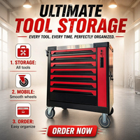 Ensemble d'outils de réparation mécanique EVA de 420 pièces, chariot à outils mobile de type chariot avec armoire à outils pour la réparation automobile
