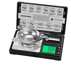 Intelligente Digitale Taschenwaage aus Stahl mit Großer Grüner Hintergrundbeleuchtung und Edelstahl-Wiegefunktion - Product Image 2