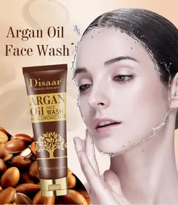 OEM skincare acne facewash organico pulizia delicata profonda sbiancante detergente viso controllo olio naturale olio di argan lavaggio viso