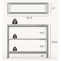 Table console en bois au design moderne, multifonctionnelle, avec plateau en plexiglas, pour salon et hôtel