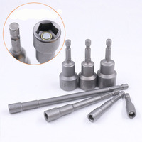Embout de tournevis magnétique en acier CRV de 1/4 de pouce, bricolage, OEM, embout hexagonal, tournevis, embout de serrage, différentes tailles