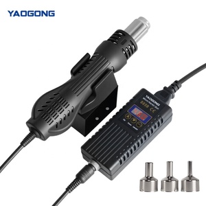 Estación de Soldadura 8898 2 en 1 con Pantalla Digital, Pistola de Aire Caliente para Reparación de Celulares, BGA, SMD, PCB, IC, Herramientas de Soldadura - Product Image 2