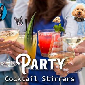 Agitateurs de cocktail personnalisés <span class=keywords><strong>en</strong></span> acrylique <span class=keywords><strong>pour</strong></span> mariage de chien, agitateurs de cocktail <span class=keywords><strong>pour</strong></span> mariage d'animaux, agitateurs de boisson <span class=keywords><strong>pour</strong></span> animaux de compagnie, Noël - Product Image 3