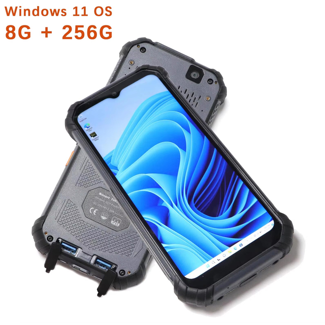 Windows 11 Industrial PDA 6.5-Inch Rugged Tablet PC with 4G Network Handheld Terminal for Barcode Scanning