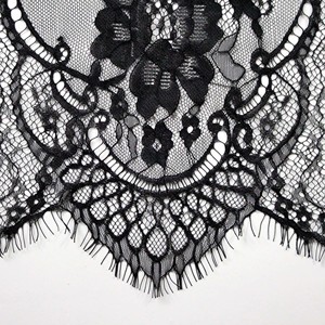 프랑스 레이스 원단 고품질 튤 아프리칸 샹티이 레이스 원단 폴리에스터/나일론 150cm 폭 YUGU 브랜드 - Product Image 4