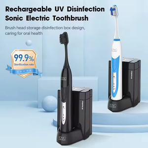 Cepillo de dientes eléctrico B095, cepillo de dientes eléctrico sónico recargable de alta gama con base de carga que permite su soporte independiente. - Product Image 2