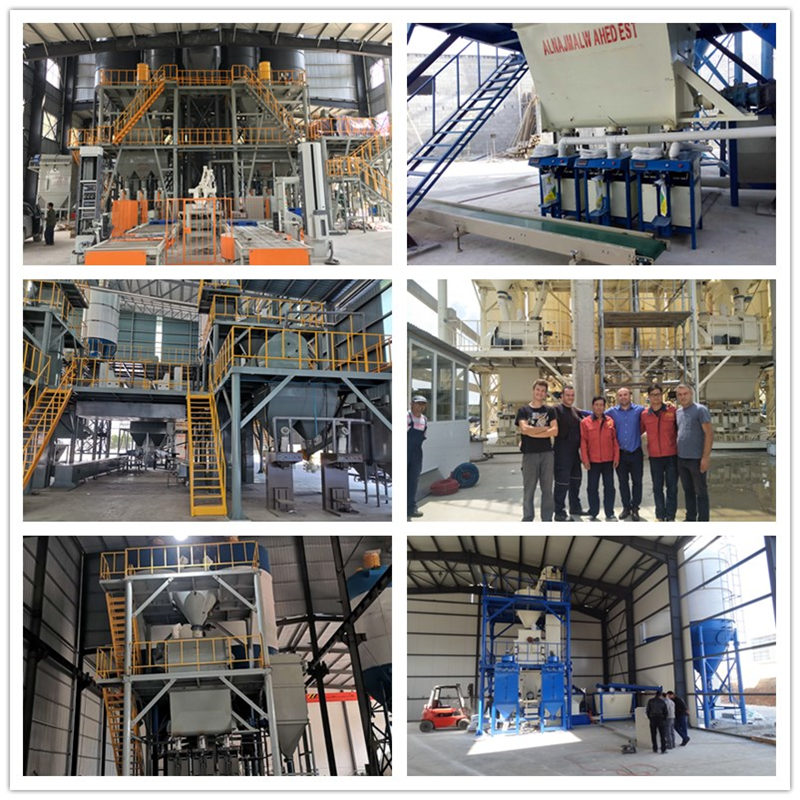 machine adhésive de tuile de 380V 50HZ/chaîne de production sèche de mélange de mortier de Packagiing 13