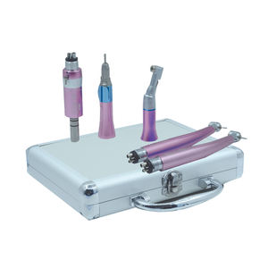 Turbina colorata ad alta velocità a 4 fori contro il manipolo dentale elettrico - Product Image 2