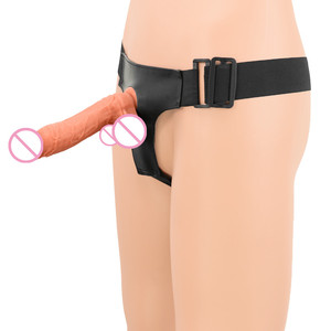 Wearable Adulto Lifelike Dildo Harness Soft Meat Masturbador Acessório para Safer Sex - Product Image 1
