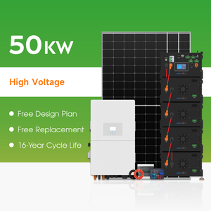 Système d'énergie solaire haute tension 20kW 30kW 50kW 100kW <span class=keywords><strong>Panneaux</strong></span> <span class=keywords><strong>solaires</strong></span> avec <span class=keywords><strong>batterie</strong></span> <span class=keywords><strong>et</strong></span> onduleur Système d'énergie solaire tout-en-un - Product Image 1