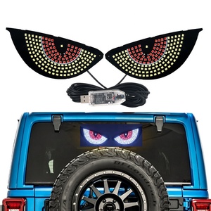 Autocollant LED <span class=keywords><strong>pour</strong></span> vitrine de voiture Animation Light Truck LED Devil Eye Panel Sign - Product Image 1