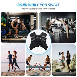 ¡Compra! <span class=keywords><strong>Chaleco</strong></span> de peso ajustable de 5Kg, equipo de entrenamiento, <span class=keywords><strong>chaleco</strong></span> de peso con rayas reflectantes para entrenamiento, <span class=keywords><strong>chaleco</strong></span> de peso para correr para hombres - Product Image 4