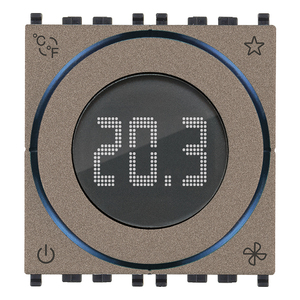 Thermostat à molette métallique KNX 2M 5,4 pouces pour le contrôle intelligent du chauffage domestique - Product Image 1