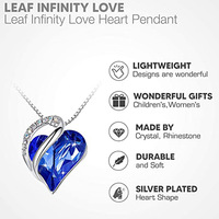 Collier pendentif DAIHE Fashion Jewelry Cœur de l'océan en zircon et cristal, chaîne de clavicule Kolye