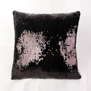 New color Sequin pillow cover sublimation Mermaid pillow cushion