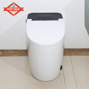 WC Intelligente Monoblocco da Bagno con Design Moderno, Sedile Riscaldato, Telecomando Incluso, Scarico a S e Montaggio a Pavimento - Product Image 3