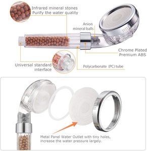 Многофункциональная насадка для душа с ионным фильтром, 3 режима - Product Image 6