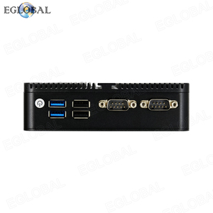 Eglobal-Mini PC sin ventilador Intel 12 Elkhart Lake J6412 6413 N95 N100, LAN dual, 2x RS232, Windows11, Linux, ordenador industrial - Product Image 1