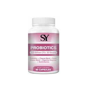 Le migliori capsule probiotiche di vendita con 120 miliardi di CFU e multivitaminici migliorano la funzione intestinale aiutano a bilanciare il livello di pH intestinale - Product Image 1