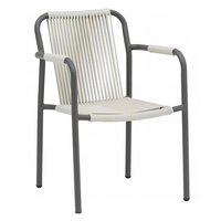 Dış Mekan Yemek Halatlı Sandalyeleri Bahçe Mobilyaları Masa ve Sandalye Modern Restoran Sandalyesi