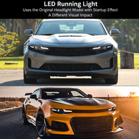 Ensemble de phares LED modifiés 12V 35W 4600 Lumens pour Chevrolet Camaro à partir de 2010