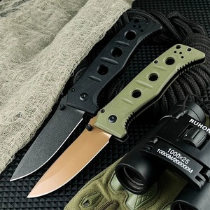 Cuchillo plegable de bolsillo BM 273 para pesca al aire libre, hoja de acero inoxidable D2, mango G10, cuchillos para senderismo, Camping, herramientas de supervivencia para caza - Product Image 1