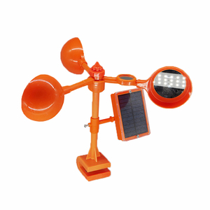 Dispositif réfléchissant de dissuasion d'oiseau alimenté par le vent de lumière clignotante/désorientante pour la protection de votre propriété - Product Image 1