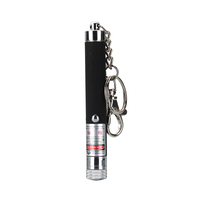 Vente en gros d'usine, mini porte-clés, stylo laser vert, coque en métal, multifonctionnel, pointeur laser 2 en 1