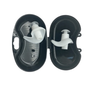 2 حزمة للماء قابلة لإعادة الاستخدام سيليكون السباحة الأذن المقابس للسباحة الاستحمام الاستحمام تصفح سدادة الأذن - Product Image 3