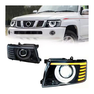 Faros delanteros compatibles con los modelos Nissan Patrol Y61 de 2004-2022, incluyendo faros LED y faros láser. - Product Image 2