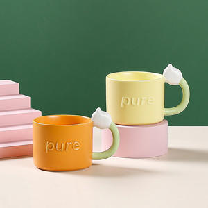 Tasse en céramique pour petit-déjeuner à la maison, design original, mignonne tasse à café, tasse de bureau, vente en gros - Product Image 4