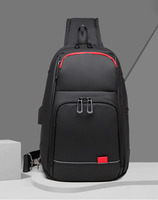 Nouveau sac de poitrine pour hommes grande capacité épaule Messenger loisirs bureau ordinateur sac à coque dure