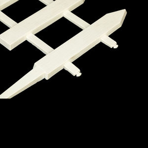 Recinzione Decorativa da Giardino in PVC Facile da Montare, 6 Piedi, Design a Incastro per Delimitazione ai Bordi dei Fiori e Separazione Paesaggistica - Product Image 6