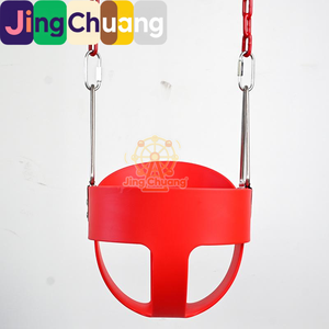 Chaise suspendue pour enfants en plastique épaissi, jouet pour enfants, panier suspendu pour intérieur et extérieur, parc, espace communautaire, coussin en EVA, cour - Product Image 4