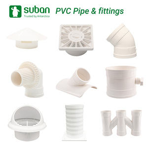 Suban Hot Bán PVC-U End Cắm Bền 50Mm 110Mm Nhựa Phụ Kiện Kiểm Tra Cổng Ống Keo Thoát Nước Nhựa End Cap - Product Image 4